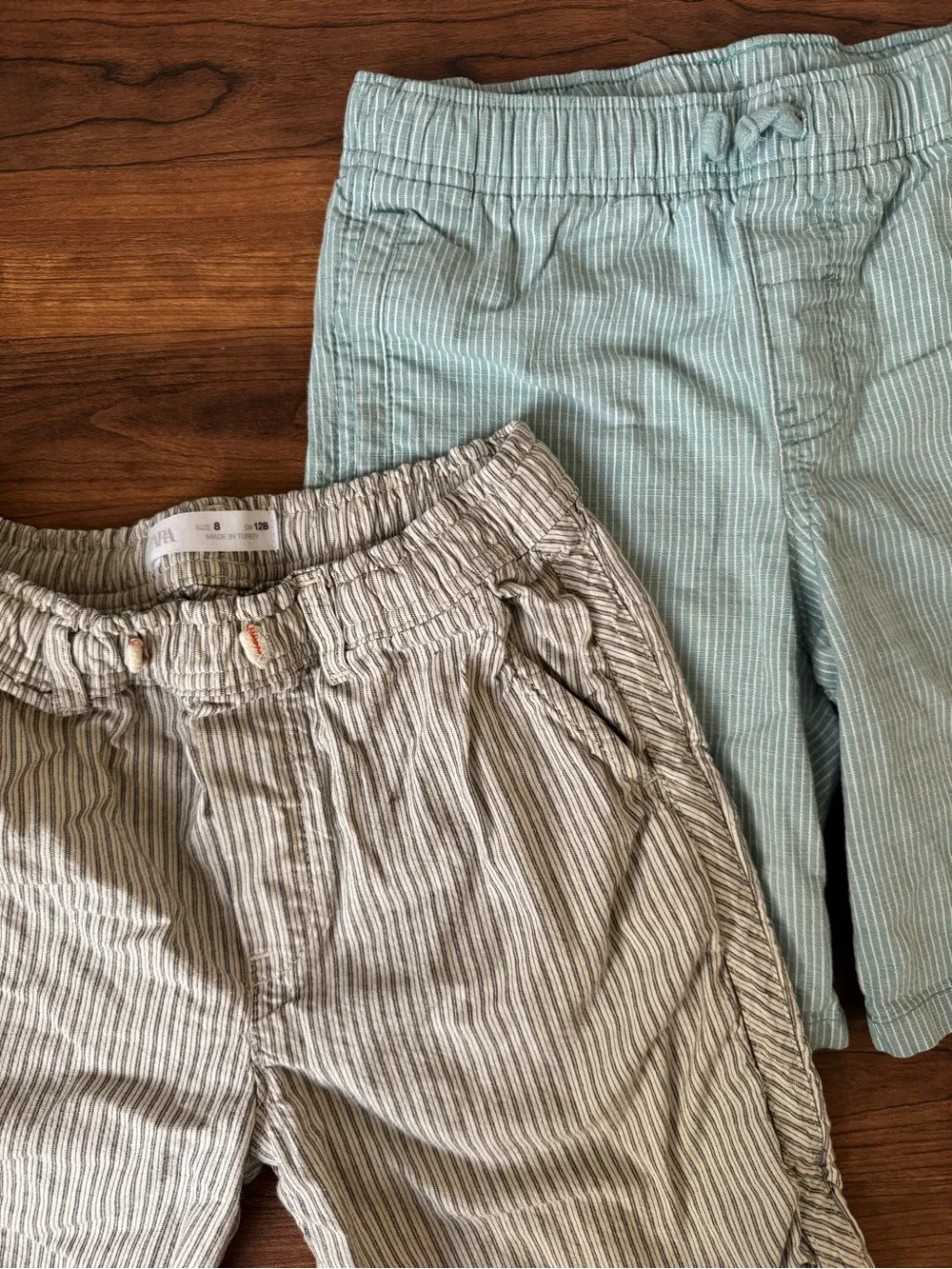 Zara • Cat & Jack | 2 Pairs of Striped Bermuda Shorts